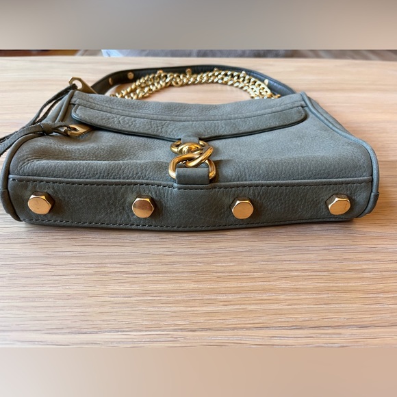 Rebecca Minkoff - Mini M.A.C. - Olive Suede with Gold Hardware - Picture 5 of 8